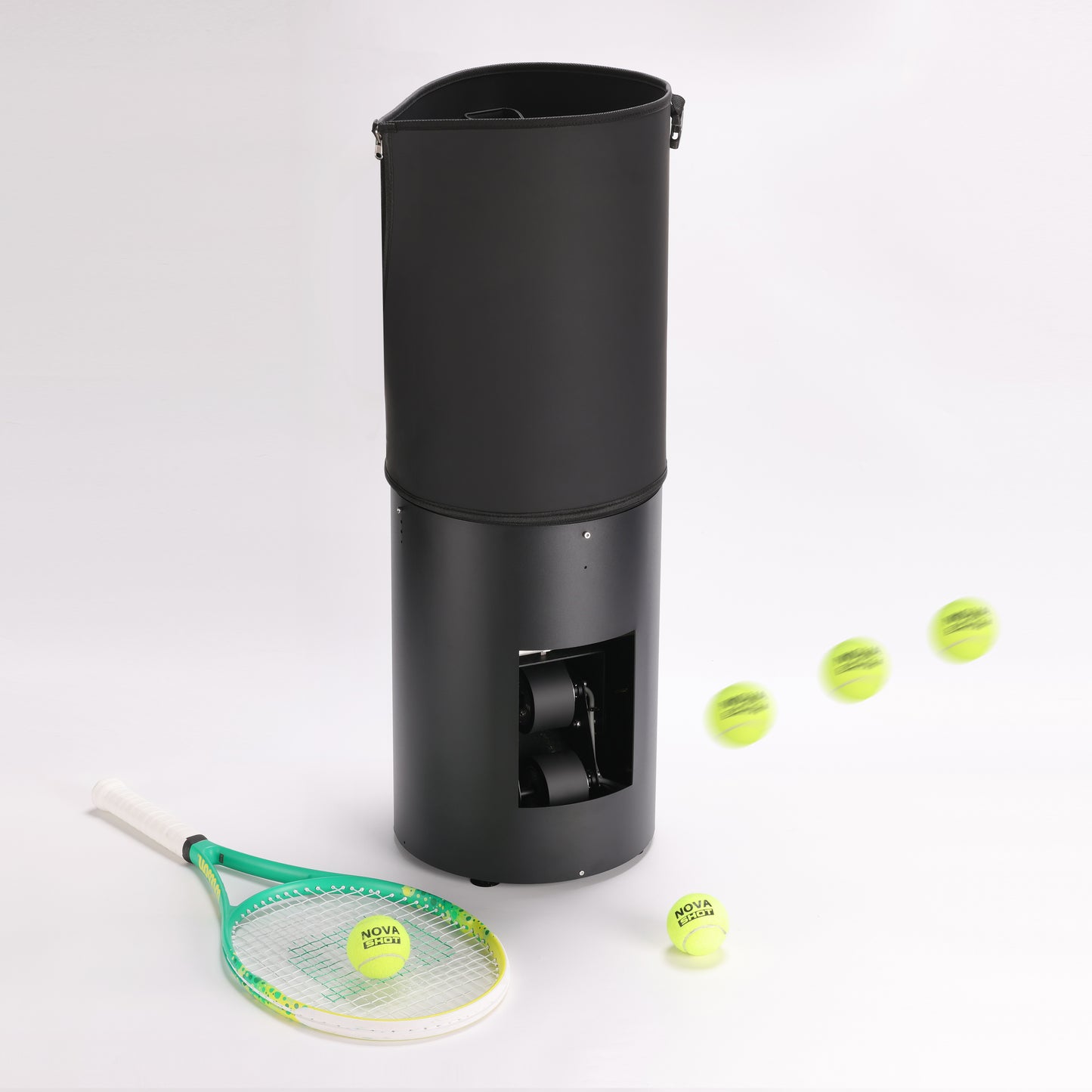 NovaShot T1 Pro 7.5 kg tennis ball machine for structured solo practice