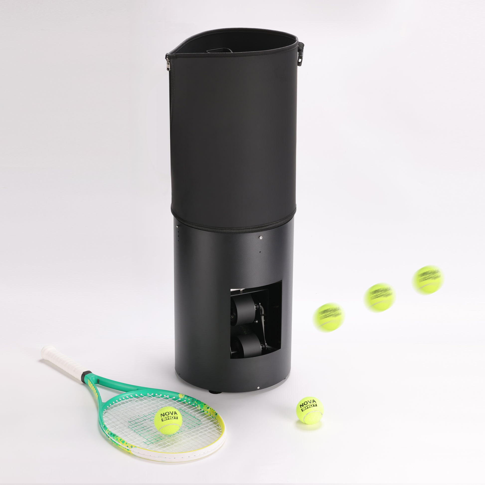 NovaShot T1 Pro 7.5 kg tennis ball machine for structured solo practice